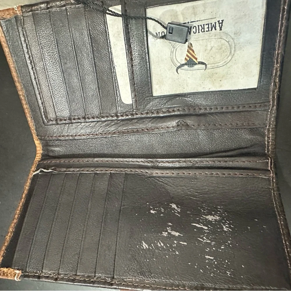 🆕American Bison Rodeo Leather Wallet